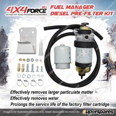 Fuel Manager Diesel Pre-Filter Kit for Toyota Landcruiser VDJ76R VDJ78R VDJ79R
